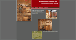 Desktop Screenshot of kriegerwood.com